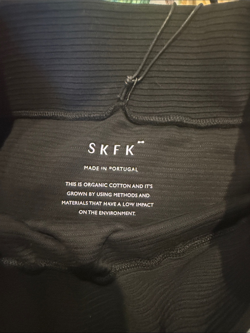 Skunkfunk Black Ribbed Pencil Skirt - Picture 3 of 3